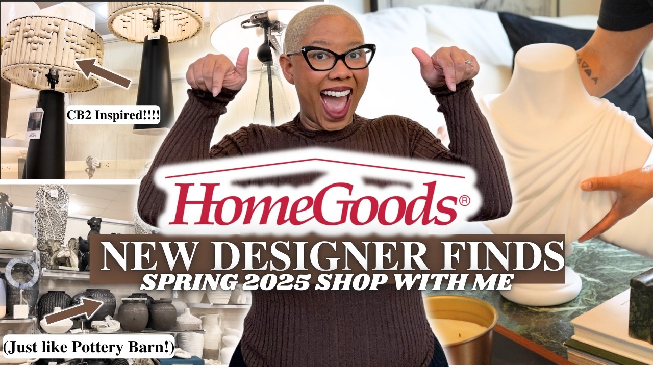 New Designer Finds At HomeGoods in March 2025!Shop and Style with Me