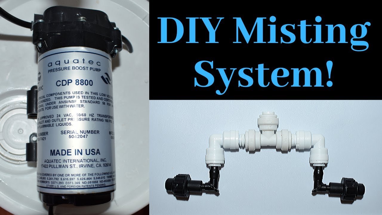 Easy to Build DIY Misting System!