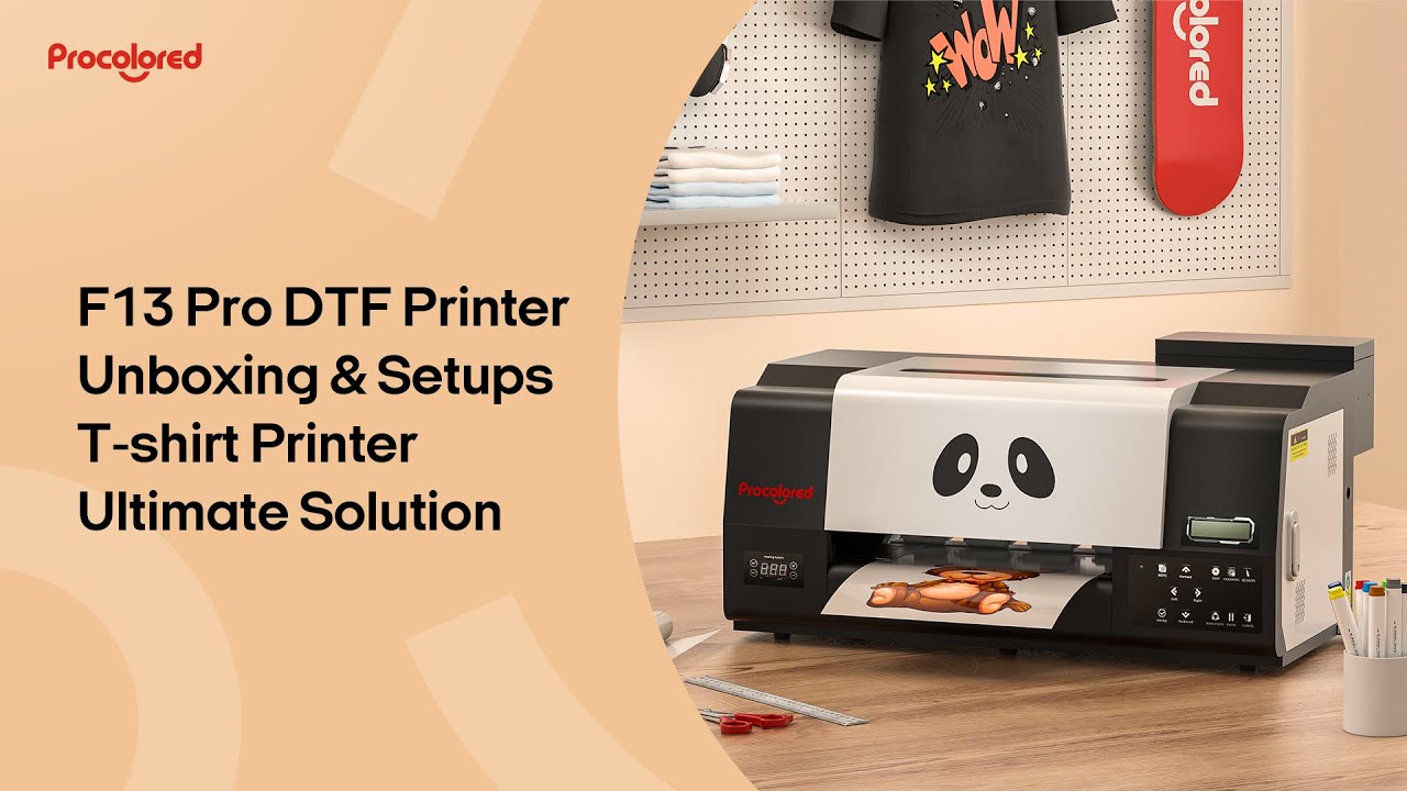 F13 Pro DTF Printer Unboxing & Setups | T-shirt Printer Ultimate Solution