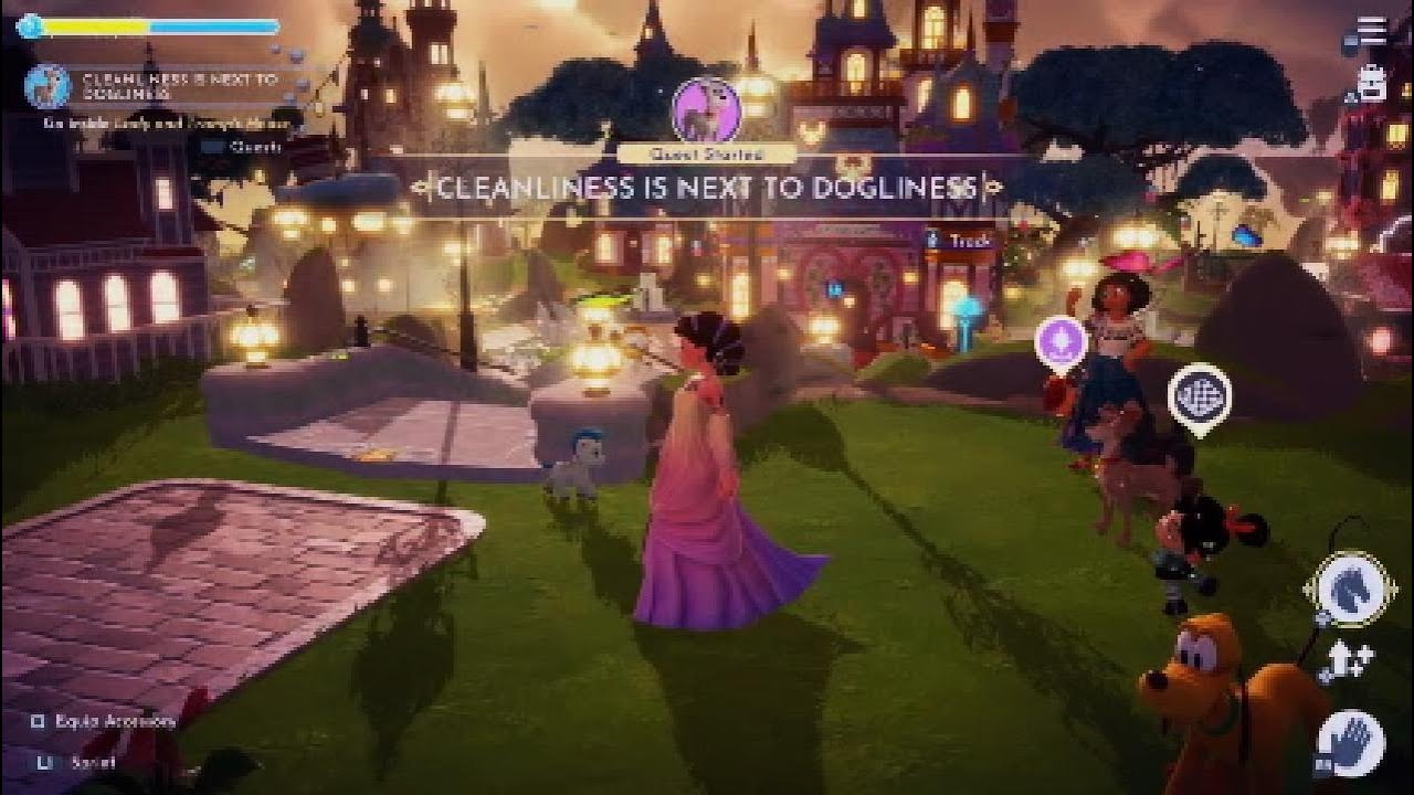 Dreamlight Valley: Tramp's Level 4 Quest : Cleanliness Next to Dogliness