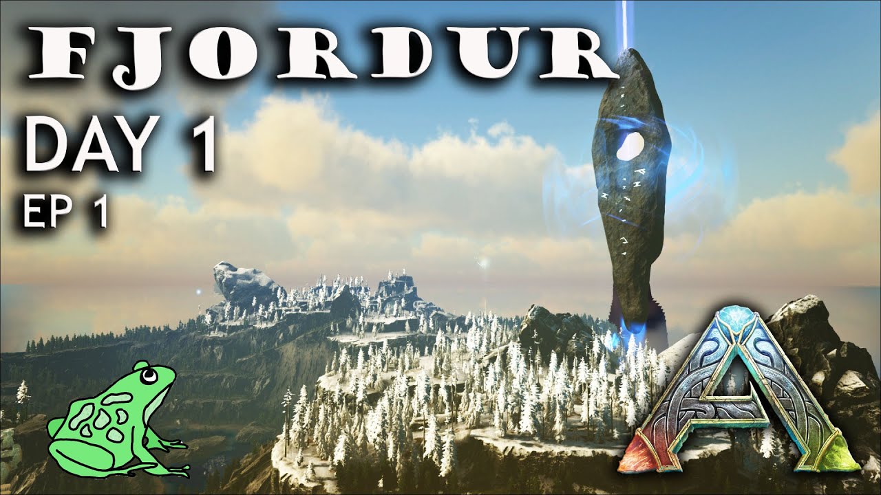 Day One - Ark Fjordur Ep 1 - Ark Survival Evolved Gameplay