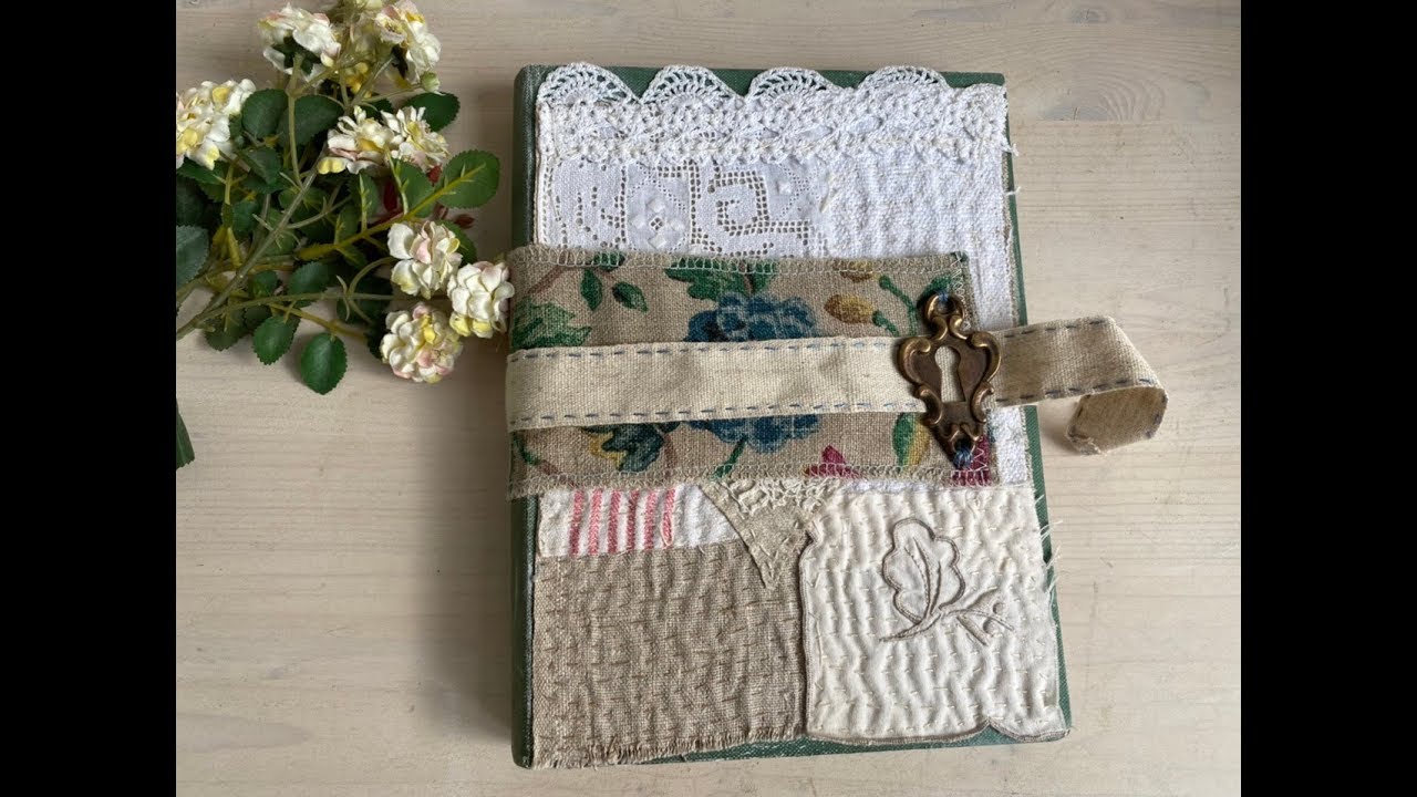 Tutorial Part 1 | how to make a super easy no sew journal from a book | step by step