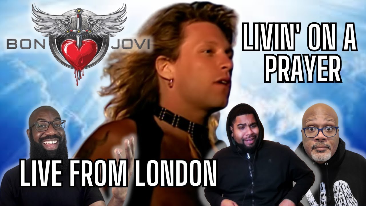 Hip Hop Heads REACT to Bon Jovi LIVE from London! Living On A Prayer Live  from London!!!