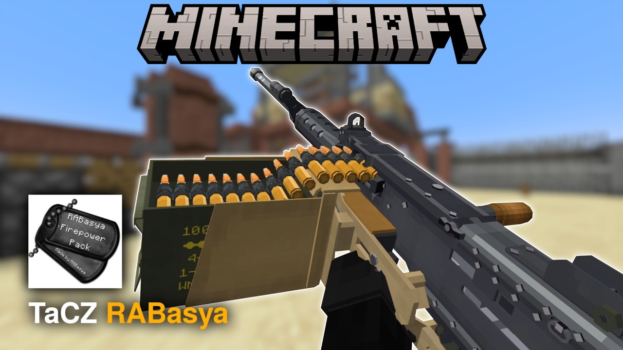 RABasya Gun Pack - All Weapons Showcase | Minecraft TaCZ Mod | v1.1.0 | By RABasya