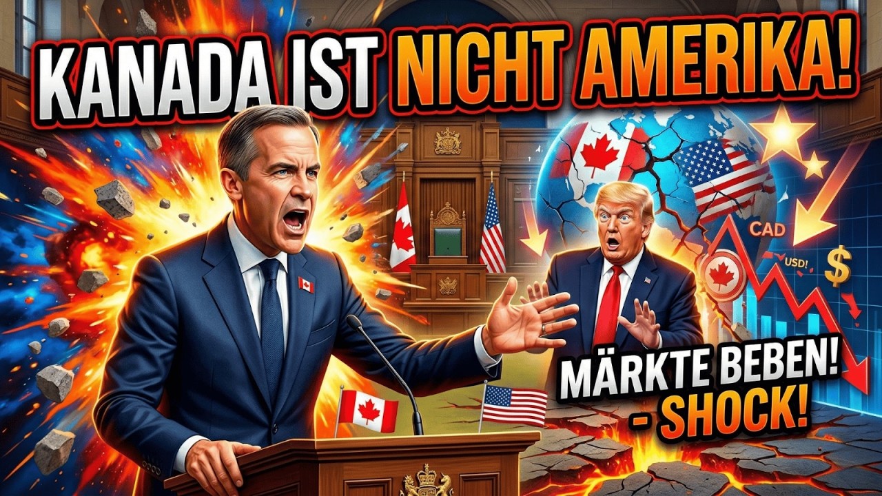 Kanada ist NICHT Amerika! – Carneys 3 Worte Schock, der die Märkte beben lässt 🇨🇦🇺🇸