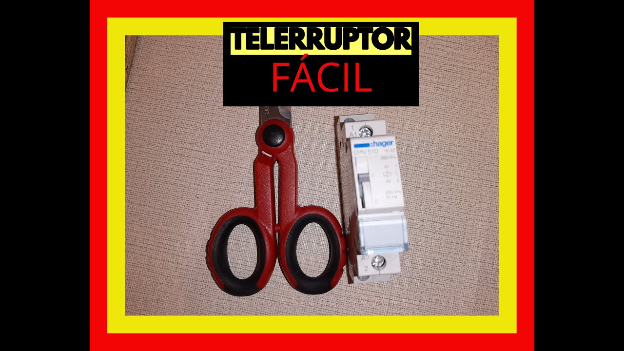 INSTALACIÓN RELÉ IMPULSOS FÁCIL, telerruptor ⚡⚡⚡⚡