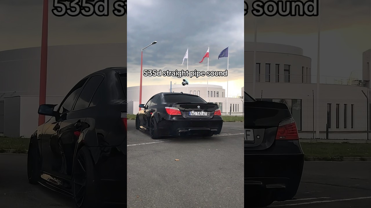 535D 🔥🔥#cars bmw #535i ##bmwm #m5 #bmwm5 #535d #exhaust #exhaustsound #exhaustflames #downpipe