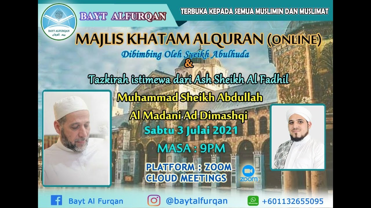majlis khatam 3- 7- 2021