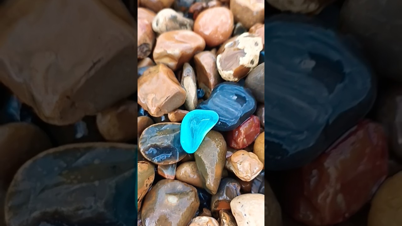 Mesmerizing blue sea glass   