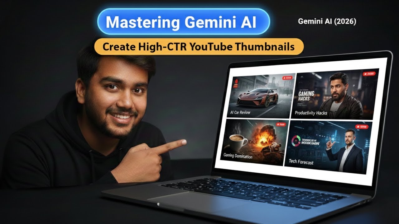 Mastering Gemini AI: Create High-CTR YouTube Thumbnails in 2026