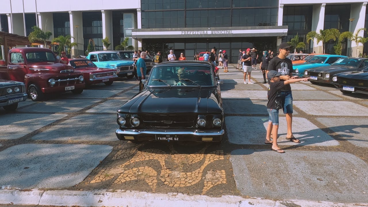 Encontro de carros antigos na PREFEITURA de NOVA ODESSA-SP 2024