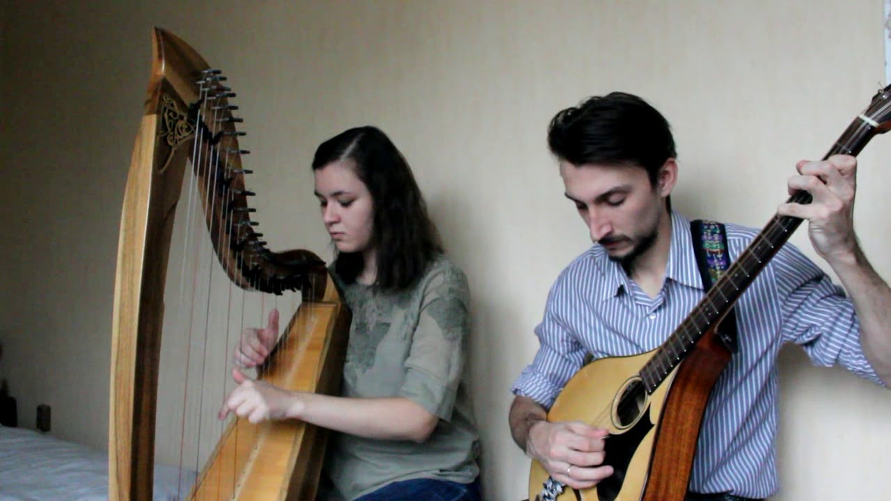 Outlander Theme (Fallen Through Time) celtic harp and bozouki Cover + harp sheet music available!