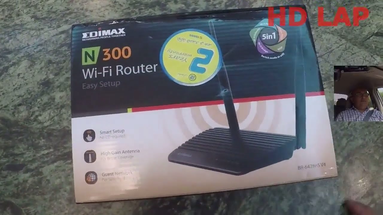 مراجعة  ايديماكس واي فاي راوتر وضبط اعداداته - EDIMAX N300 WIFI ROUTER br-6428NS V4 REVIEW - SETUP