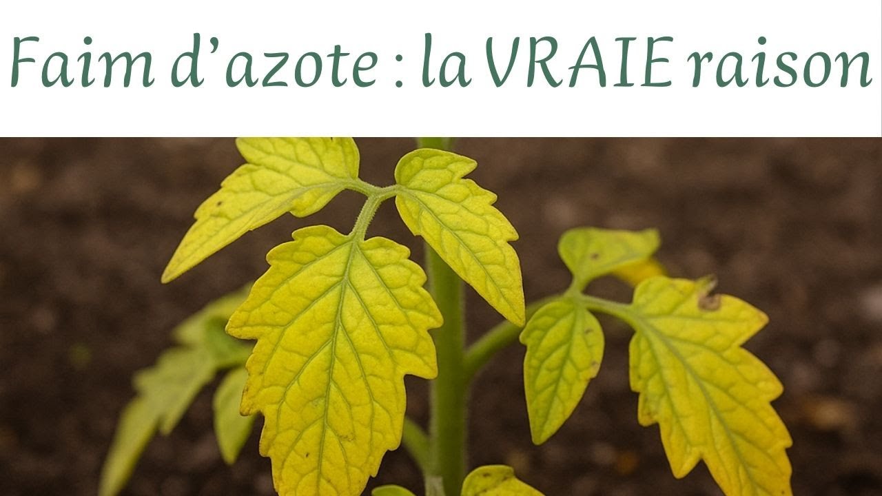 Faim d'azote au potager: la VRAIE cause