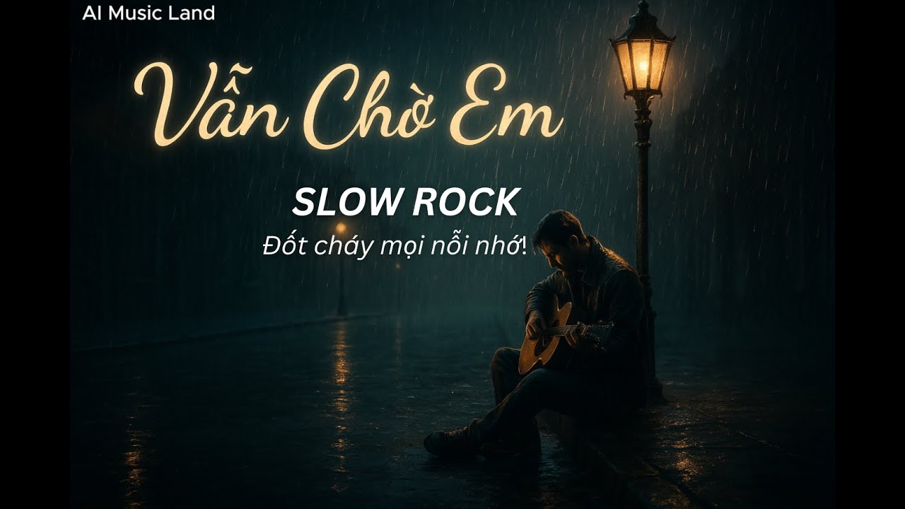 VẪN CHỜ EM | Slow Rock T&acirc;m Trạng X&eacute; L&ograve;ng Cho Người C&ograve;n Nhớ | Lyrics Video