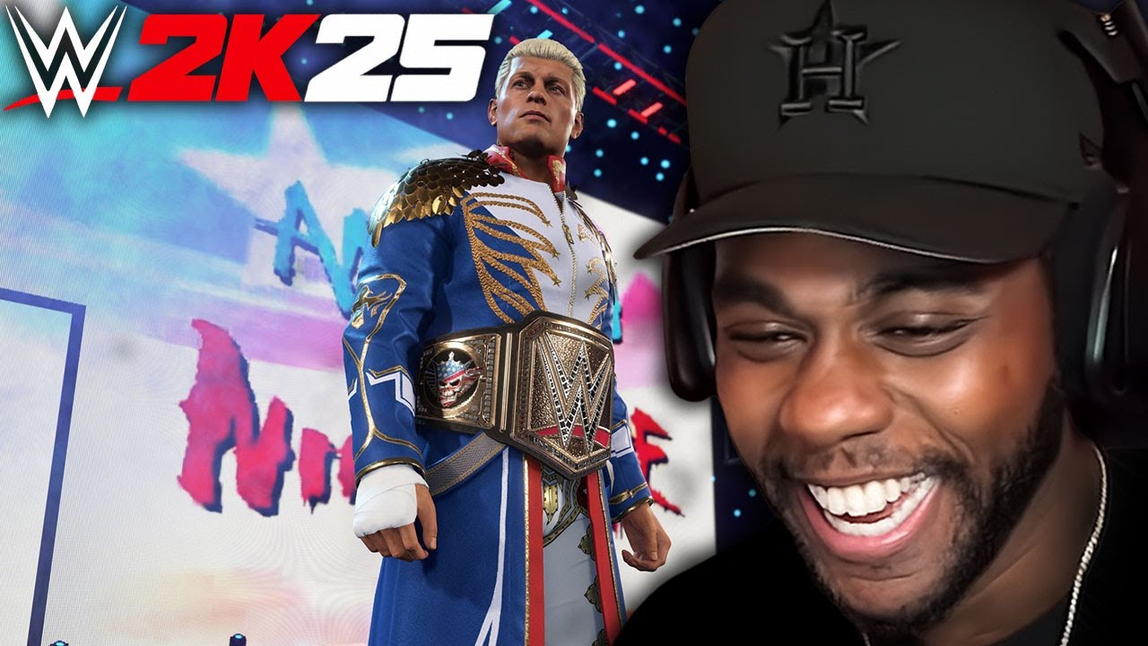 CODY RHODES VS TRASH TALKER IN WWE 2K25 *FUNNY*