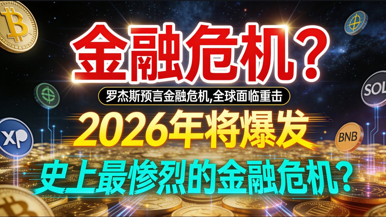 【重磅】2026年将爆发史上最惨烈的金融危机?罗杰斯预言明年爆发&ldquo;史上最惨烈&rdquo;金融危机,全球面临重击 #金融危机