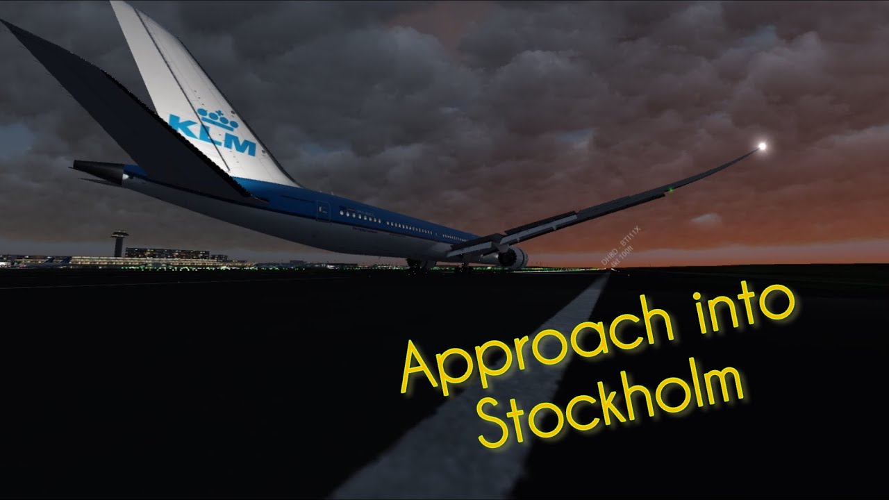 Sunset Landing at Stockholm in a B787-10 | Multiple views | Aerofly Fs 2022 | TheAeroflyer