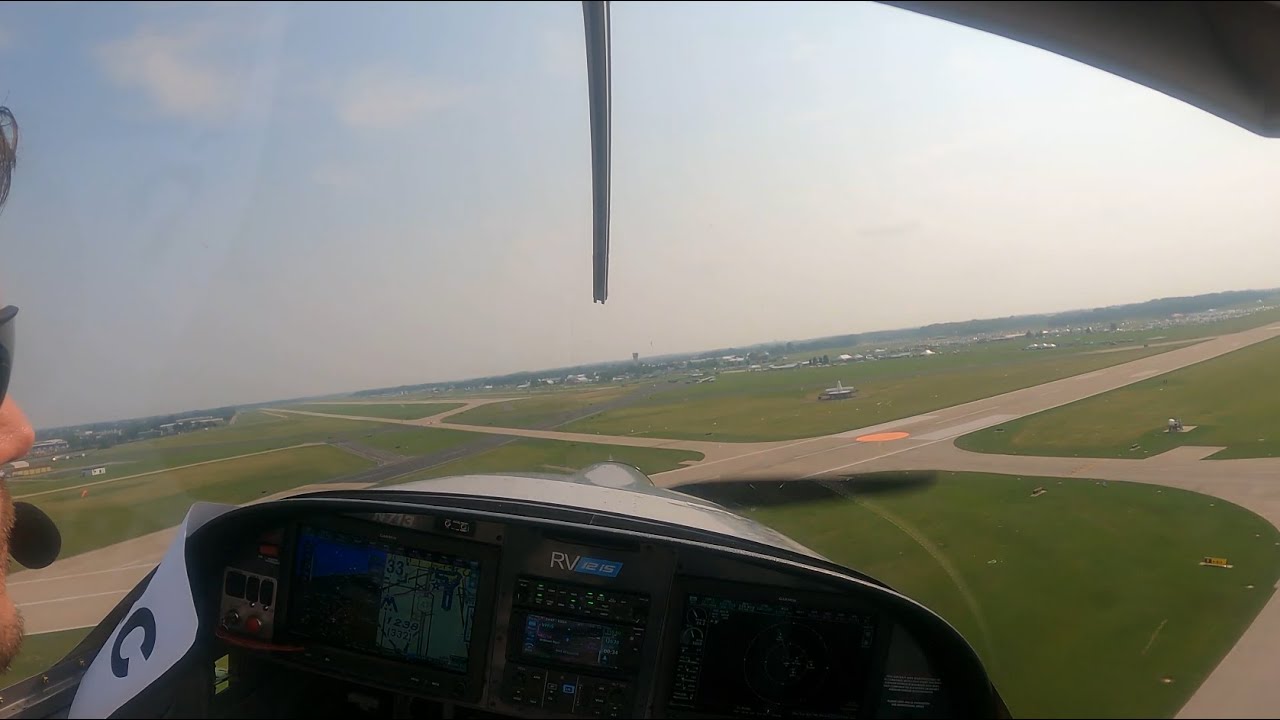 Oshkosh 2021 arrival in a RV-12iS