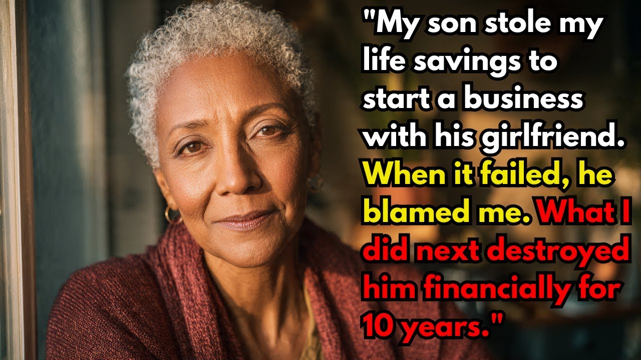 My son stole my life savings to start a business with his girlfriend. When it failed, he ....