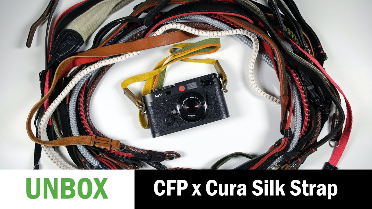 Давайте поговорим о ремнях для камер: распаковка ремешка CFP x Cura Silk