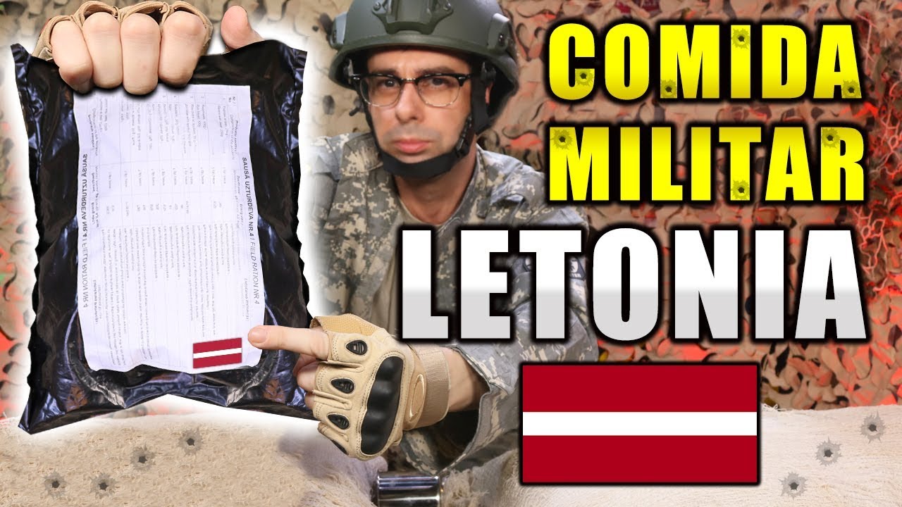 Probando COMIDA DE SUPERVIVENCIA MILITAR de LETONIA | MRE Letonia Menú 4