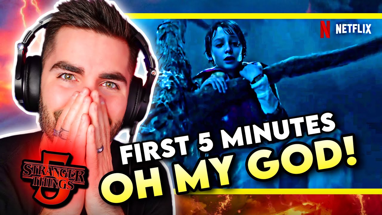 STRANGER THINGS 5 First Five Minutes REACTION - I’M SO EMOTIONAL | NETFLIX