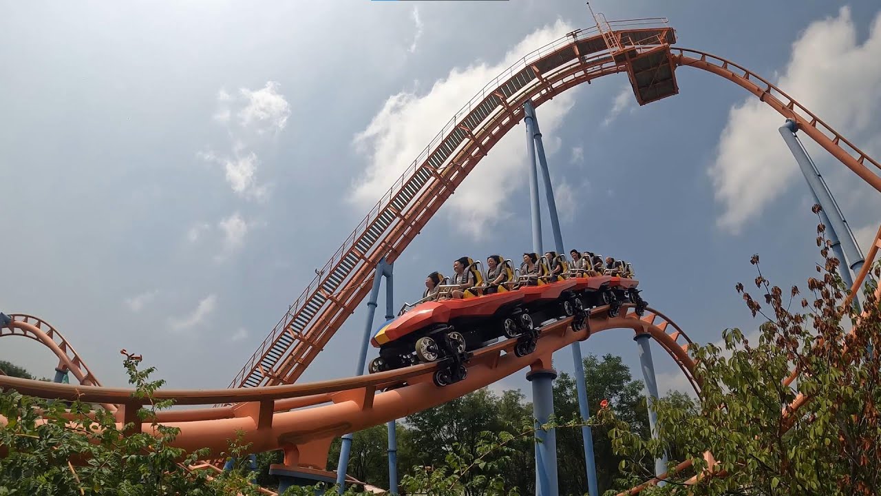 Flying Dragon @ Oriental Legend, Handan, China - offride & onride POV
