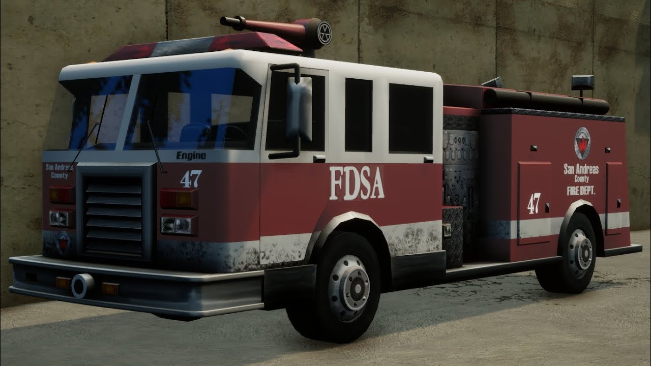 GTA San Andreas Definitive - Fire Truck