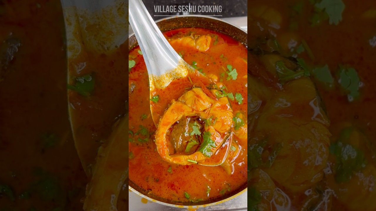 Traditional Fish Curry | Chepala Pulusu | Fish Curry Short Video #shorts