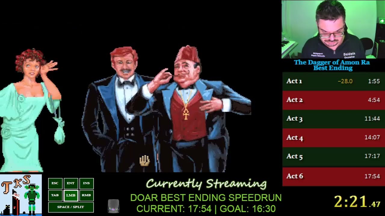 Laura Bow 2: The Dagger of Amon Ra | Best Ending SPEEDRUN in 15:38 | CURRENT WORLD RECORD
