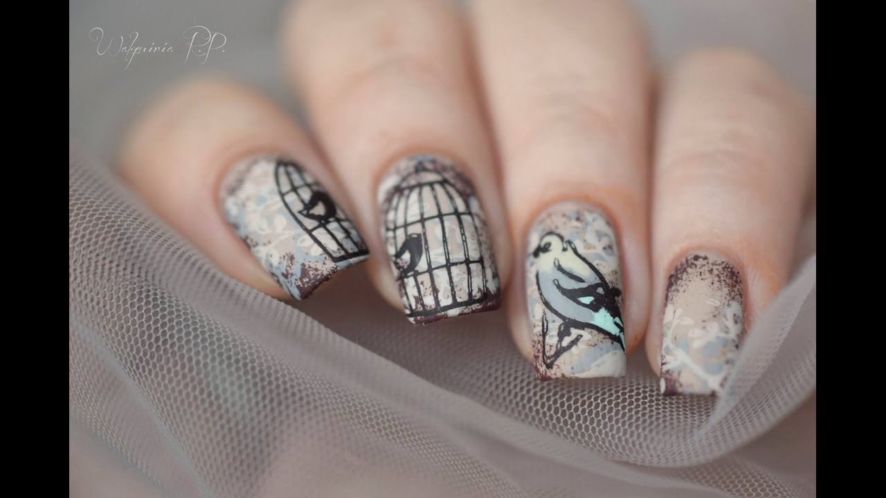 Unhas de p&aacute;ssaro estilo Vintage
