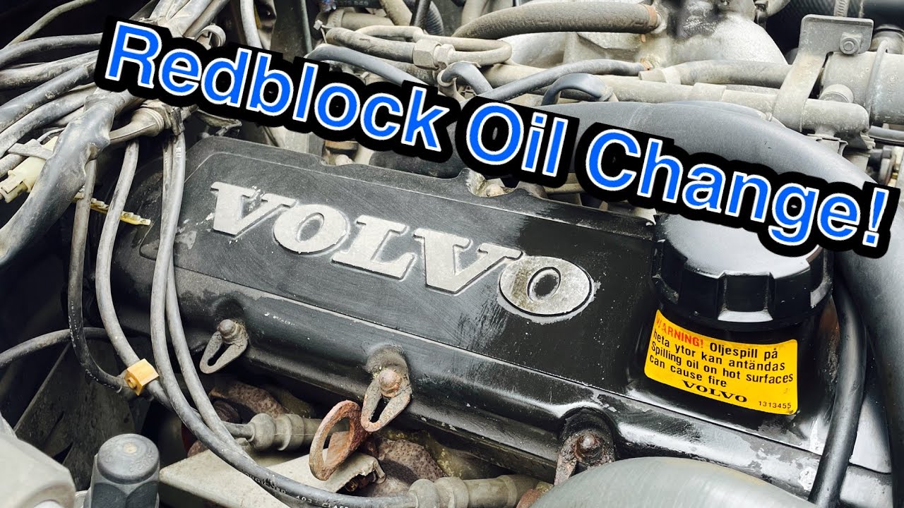 How to Change Engine Oil and Filter on a Redblock Volvo 240, 740 and 940!