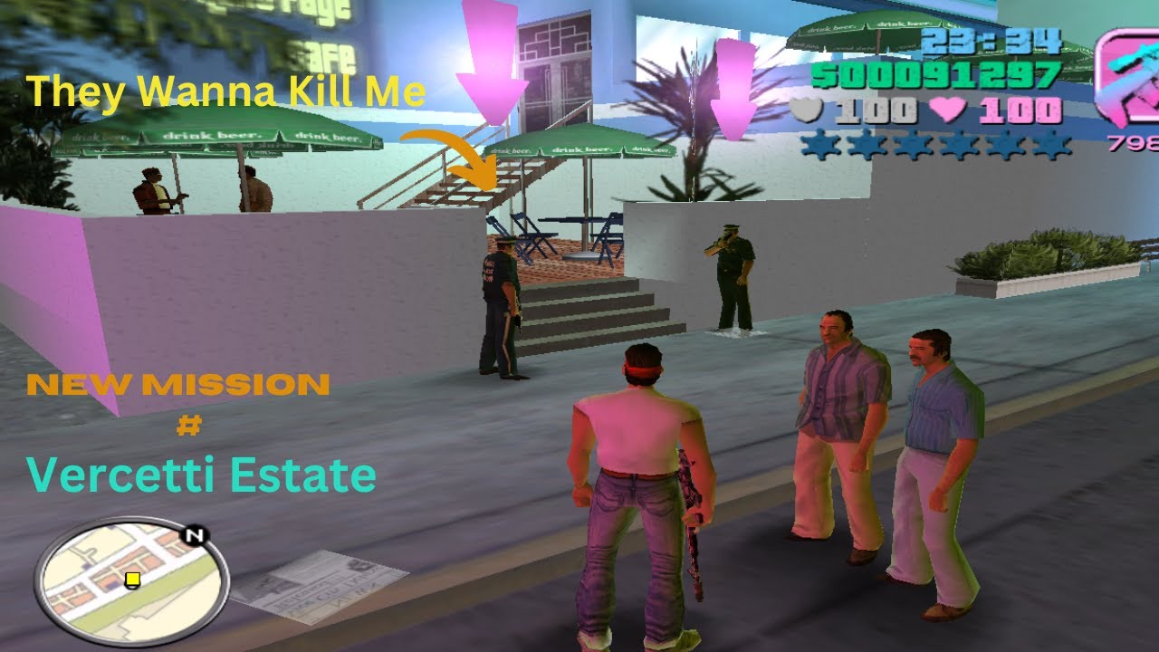 "GTA Vice City's Most Epic Mission: Vercetti Estate Showdown"