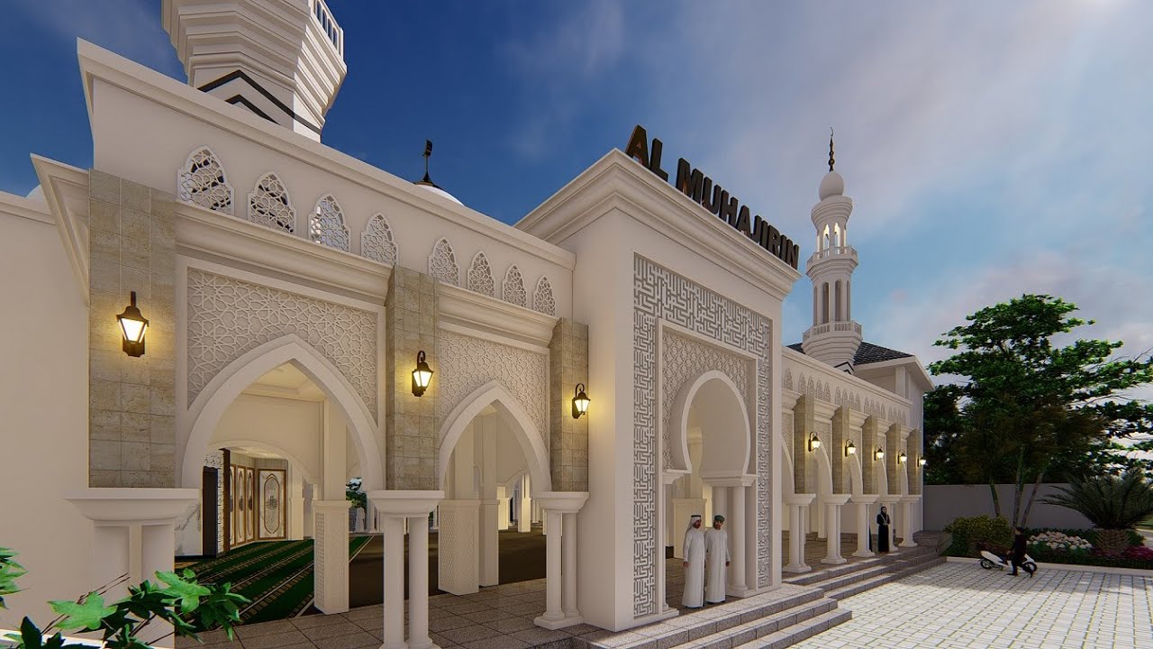 BEAUTIFUL MOSQUE DESIGN | LUMION 8 ANIMATION | ARCHITECTURE ANIMATION