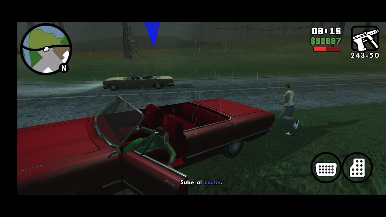 Jugando al GTA san Andreas haciendo misiones para Jizzy