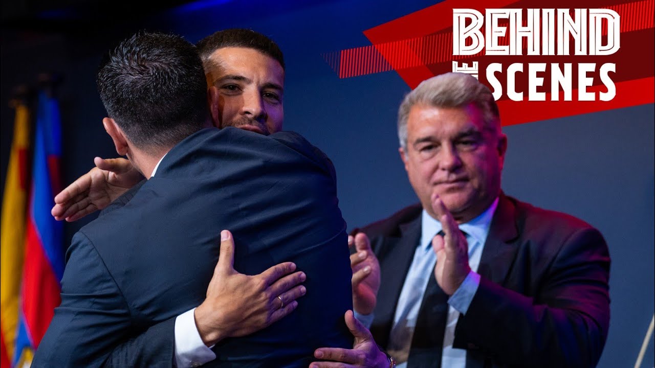 BEHIND THE SCENES of JORDI ALBA's emotional farewell 💙❤️