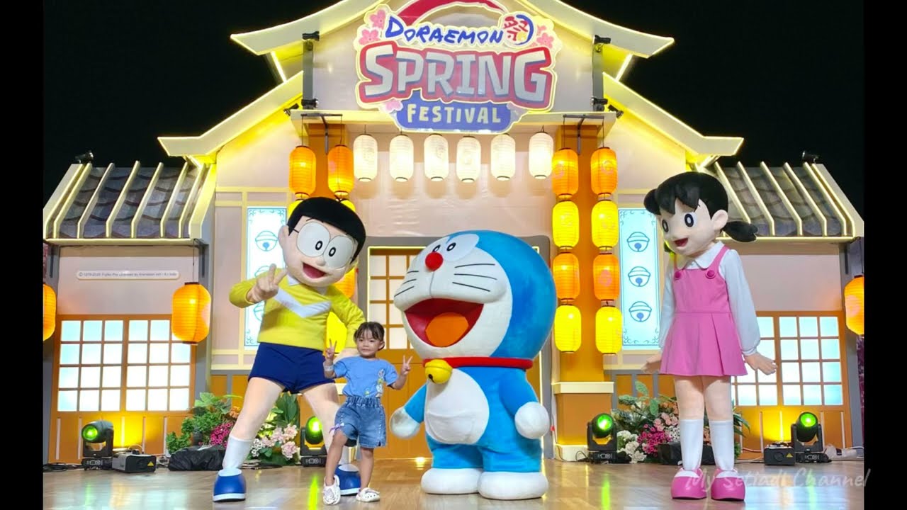 Terbaru Nyanyi dan Menari Doraemon Spring Festival 2025 Pakuwon City Mall Surabaya #doraemon #nobita