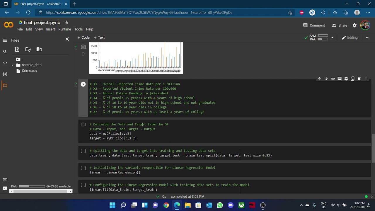 COMP 3122 | Final Project Submission | Applied Data Science |