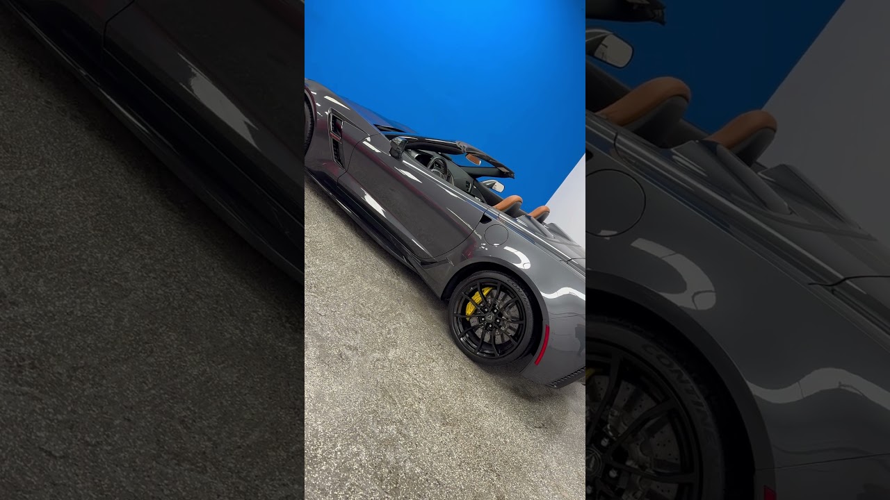 Кабриолет Corvette Grand Sport 2017 года с пакетом производительности Z07. Сертификация Carfax: п...
