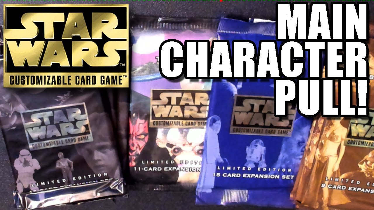 I Pulled My First Main Character Card In Star Wars CCG!
