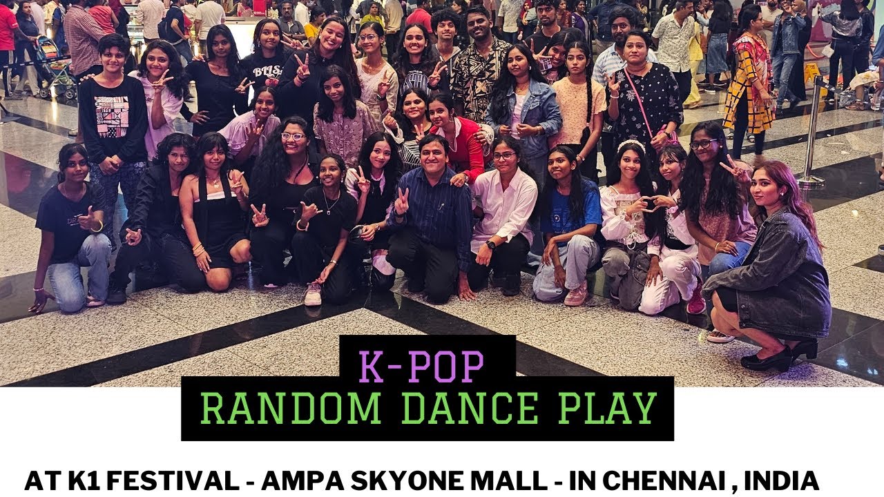 K-Pop Random Dance play at K1 festival Chennai