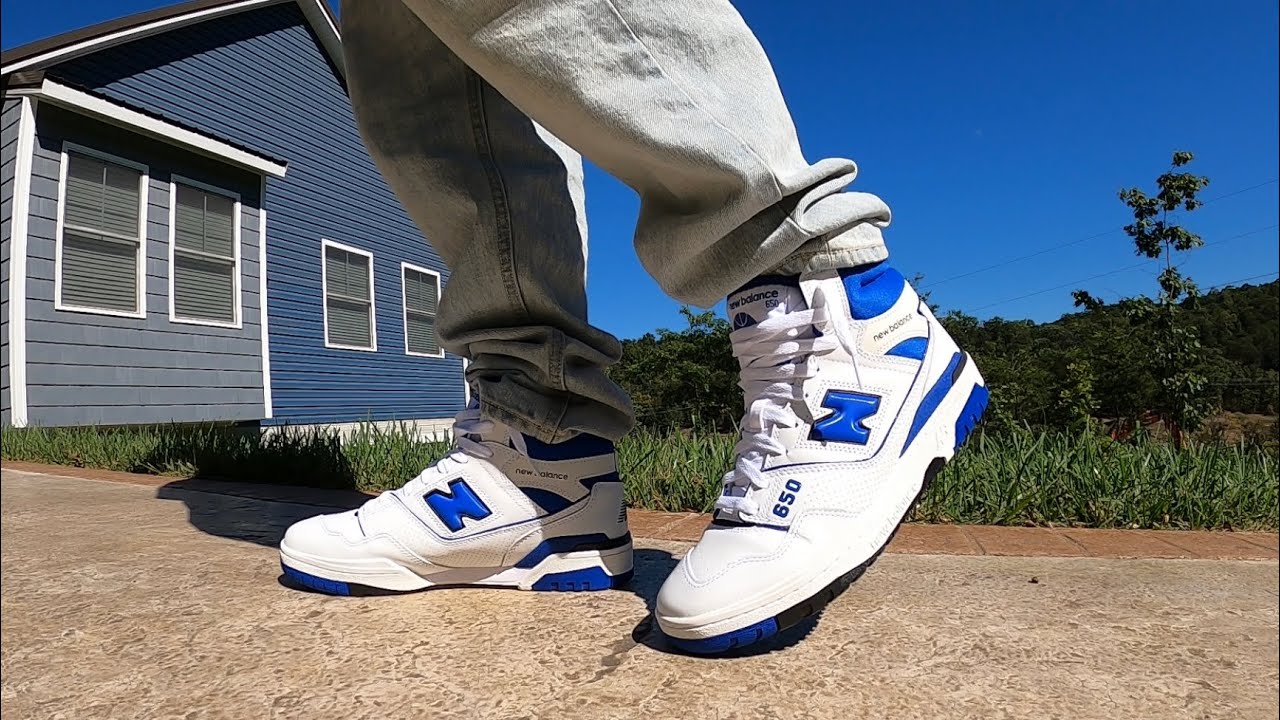 New Balance - 650 - Royal Blue - On Foot Look - Sizing Info - Detailed Review - Better Than the 550?