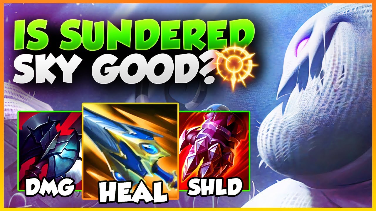 I tried Sundered Sky for the first time on Urgot! (Intense game)