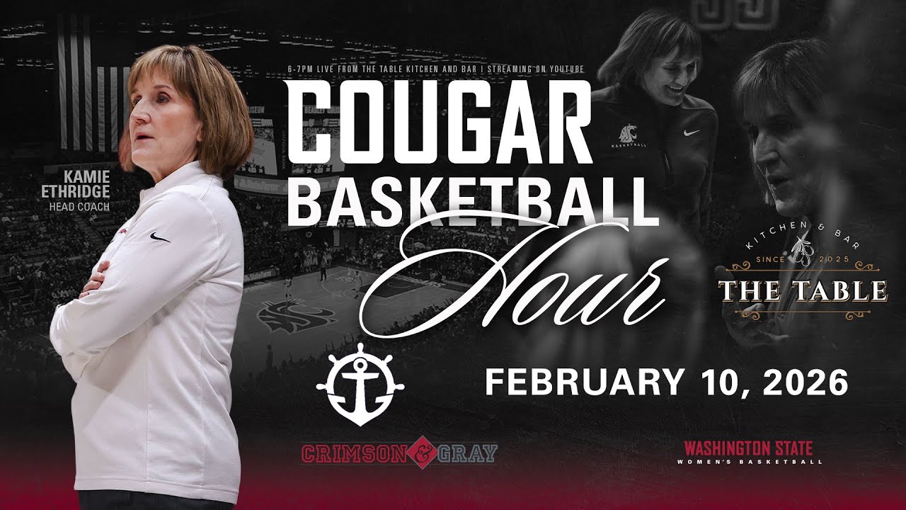 WSU WBB: Crimson & Gray Cougar Basketball Hour with Kamie Ethridge | Portland Week | 2/10/26