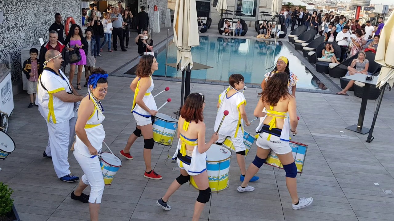 Ketubara Batucada Barcelona en la Hotel Catalonia Plaza 2018 - 5