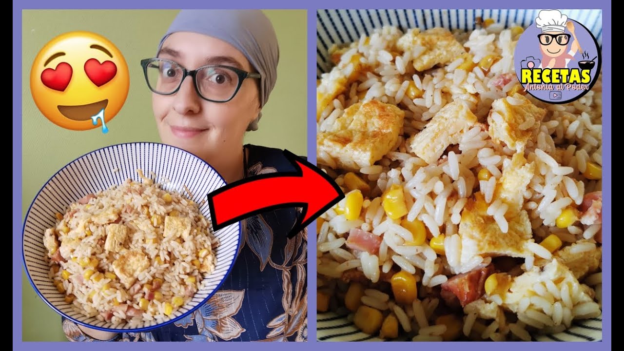 ARROZ FRITO CON BEICON🍚🥓 | Queda RIQUÍSIMO!!!