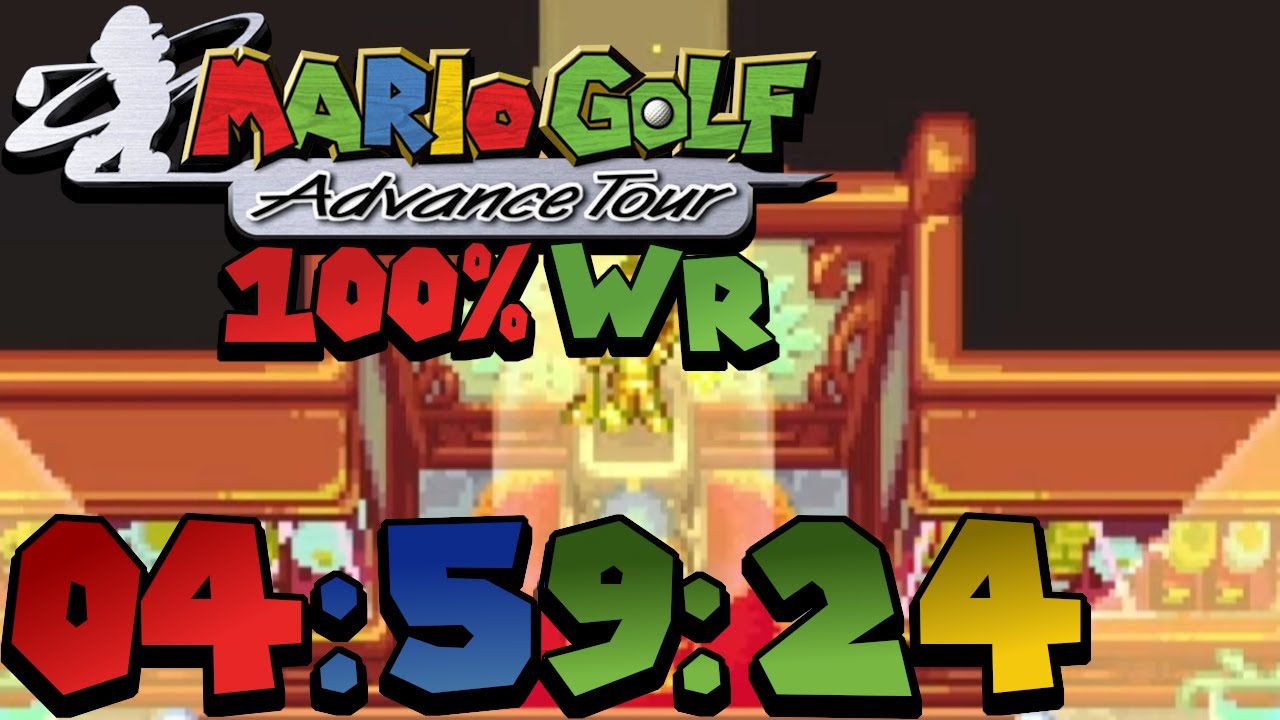 Mario Golf Advance Tour 100% in 4:59:24 (World Record)