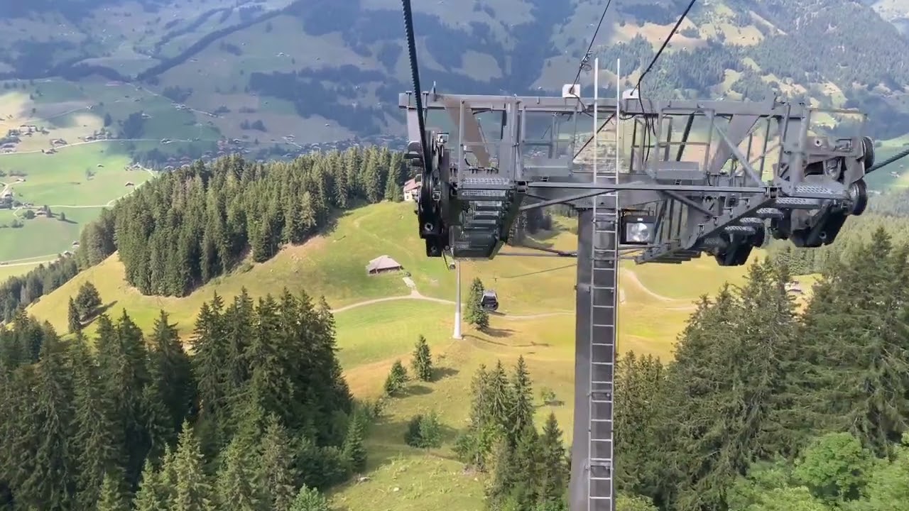 Trajet LA VIDEMANETTE - ROUGEMONT en télécabine
