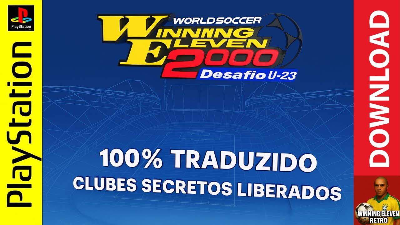 WINNING ELEVEN 2000 Sub-23 (PS1) | 100% Traduzido | Clubes Secretos Liberados